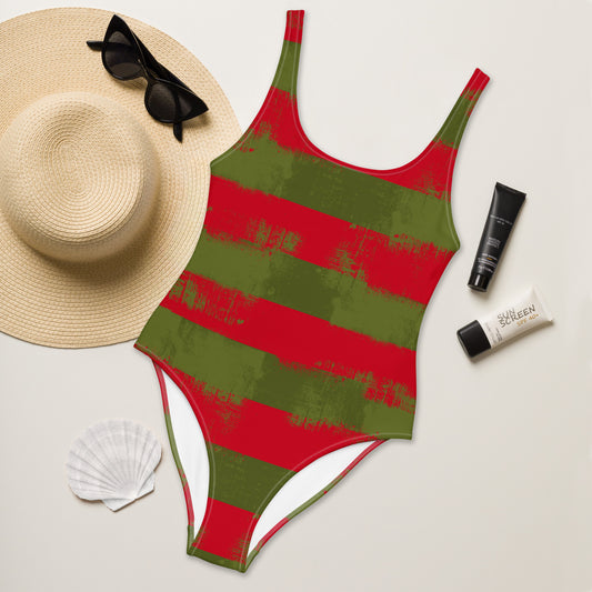Freddy Krueger Inspired One-Piece Swimsuit
