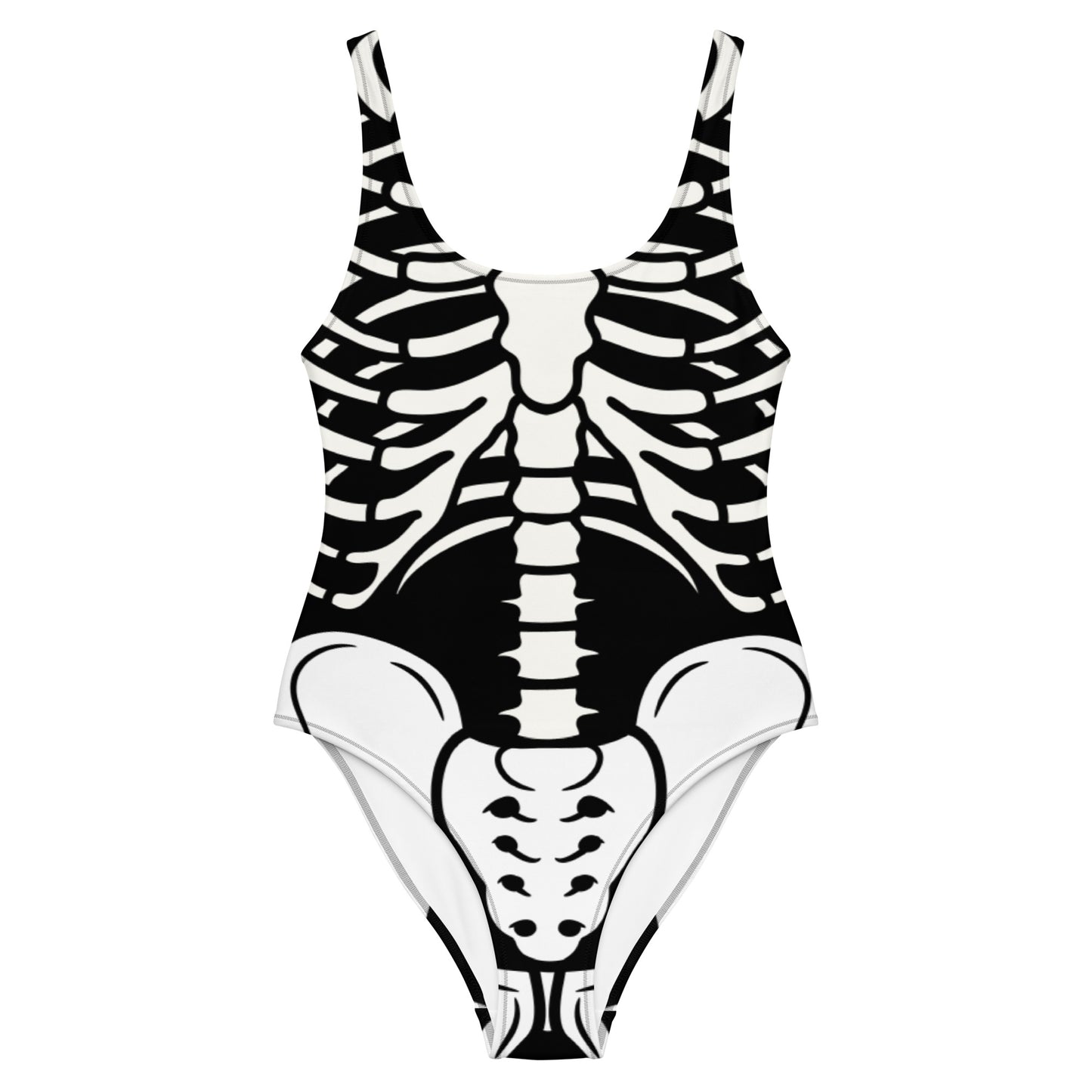 Skeleton One-Piece Swimsuit