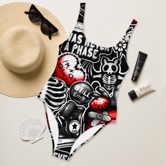 Emo One-Piece Swimsuit