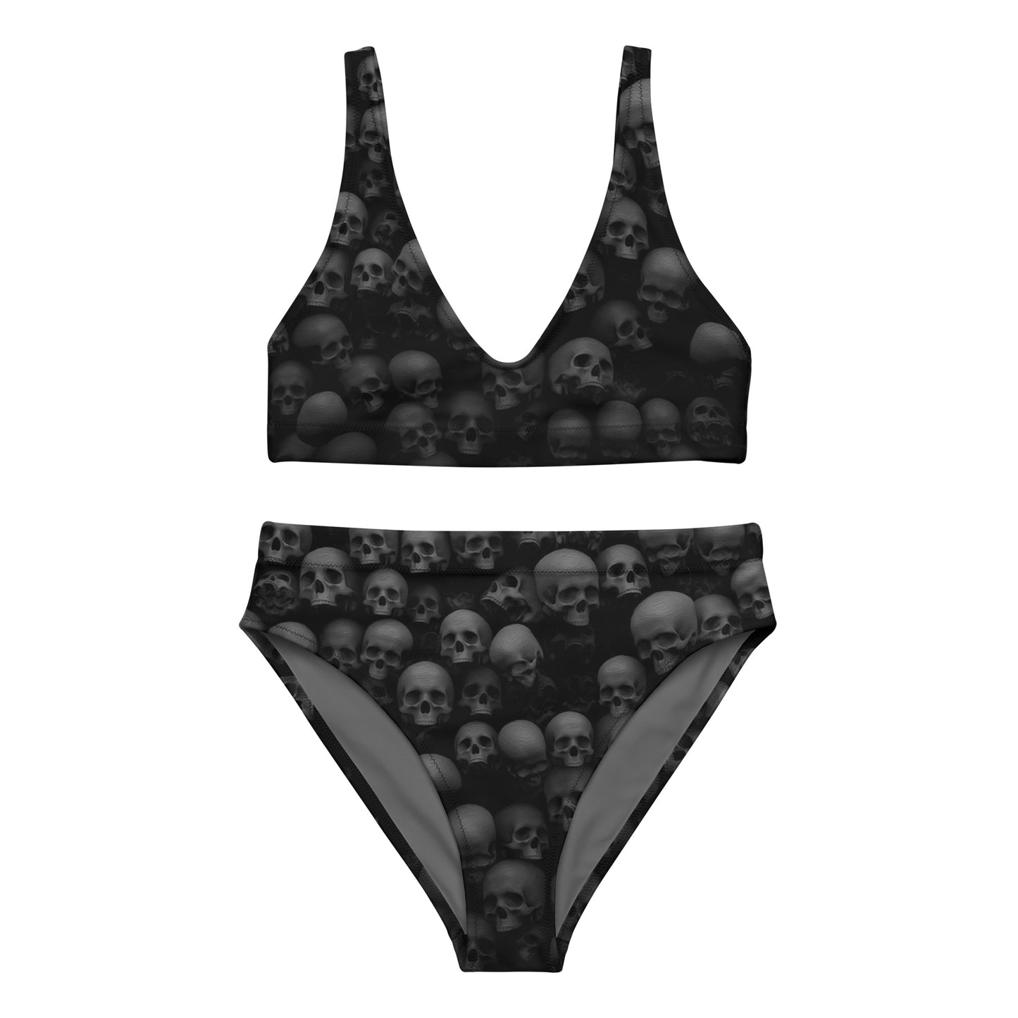 Catacomb Skull high-waisted bikini