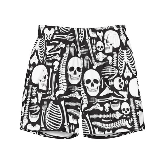 Skeleton and Bones swim trunks