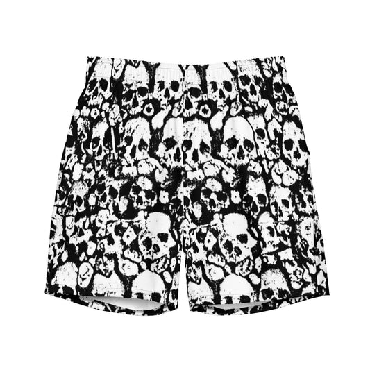 Skull swim trunks